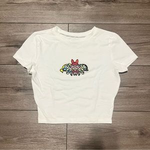Powerpuff girls y2k crop top / baby tee